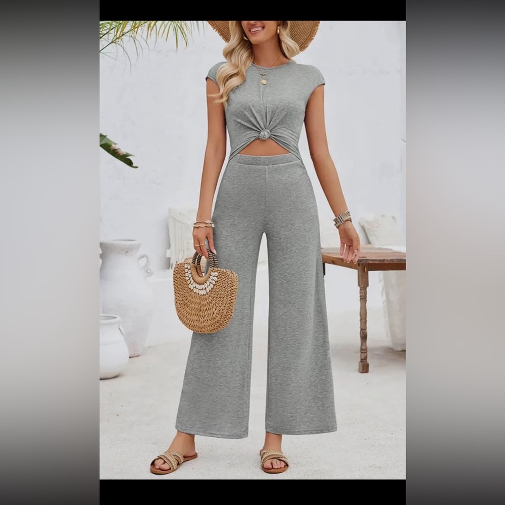 Gray Women's Jumpsuit